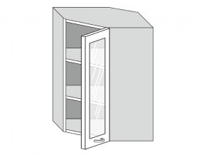 19.60.3у Шкаф настенный (h=913) угловой на 600мм со стекл. дверцей в Красноуфимске - krasnoufimsk.магазин96.com | фото