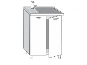 2.60.2мн Шкаф-стол на 600мм под накладную мойку с 2-мя дверцами в Красноуфимске - krasnoufimsk.магазин96.com | фото