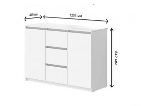 Комод с 3-мя ящиками и дверками СГ Модерн в Красноуфимске - krasnoufimsk.магазин96.com | фото