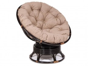 Кресло-качалка Papasan w 23/01 B с подушкой Antique brown, экошерсть Коричневый в Красноуфимске - krasnoufimsk.магазин96.com | фото