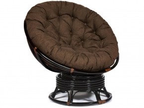 Кресло-качалка Papasan w 23/01 B с подушкой Antique brown, ткань Коричневый в Красноуфимске - krasnoufimsk.магазин96.com | фото