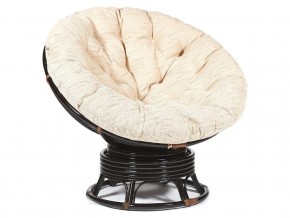 Кресло-качалка Papasan w 23/01 B с подушкой Antique brown, ткань Старт в Красноуфимске - krasnoufimsk.магазин96.com | фото