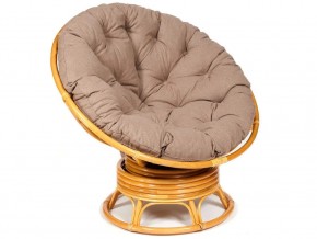 Кресло-качалка Papasan w 23/01 B с подушкой Honey, экошерсть Коричневый в Красноуфимске - krasnoufimsk.магазин96.com | фото