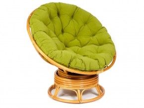 Кресло-качалка Papasan w 23/01 B с подушкой Honey, флок Олива в Красноуфимске - krasnoufimsk.магазин96.com | фото