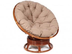 Кресло-качалка Papasan w 23/01 B с подушкой Pecan, экошерсть Коричневый в Красноуфимске - krasnoufimsk.магазин96.com | фото