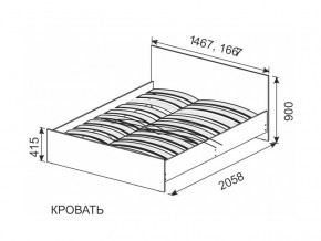 Кровать 1600х2000 ортопедическое основание в Красноуфимске - krasnoufimsk.магазин96.com | фото