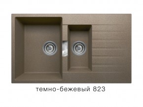 Мойка кварцевая Tolero Loft TL-860 Темно-бежевый 823 в Красноуфимске - krasnoufimsk.магазин96.com | фото