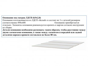 Основание из ЛДСП 0,9х2,0м в Красноуфимске - krasnoufimsk.магазин96.com | фото