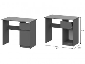 Стол письменный 900 Денвер Графит серый в Красноуфимске - krasnoufimsk.магазин96.com | фото